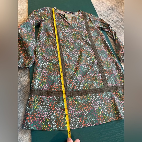 Lands’ End Women's Cotton Poplin Split Neck Dress Size Small Summer Cotton - Picture 10 of 10